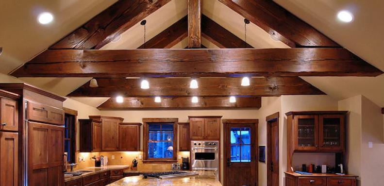 stunning exposed beams